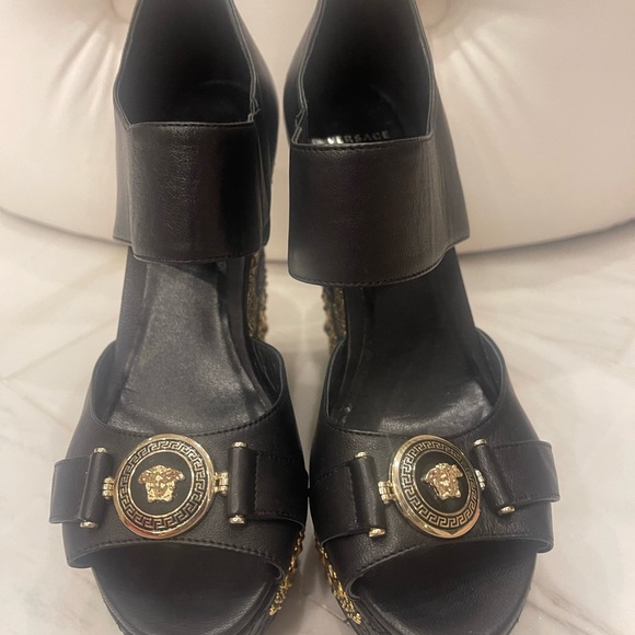 Authentic Versace wedges - Picture 10 of 13